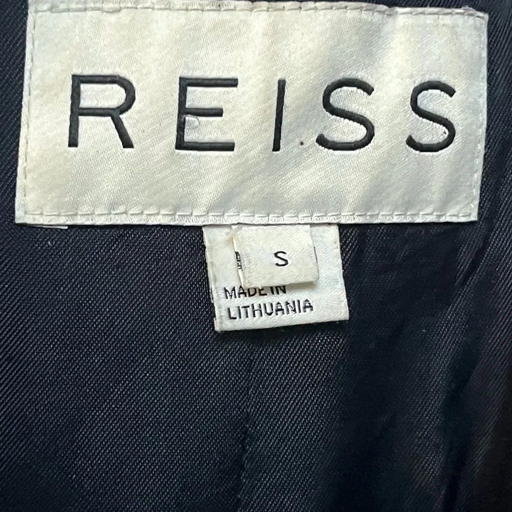 REISS Elbow Canvas Utility Military Jacket Biker 4 Pocket Men's Gray - Picture 8 of 11